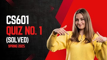 CS601 Quiz 1 (Solved) Spring 2025 | The Web Cookies