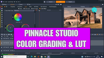 Color grading and LUT Pinnacle studio 24 cinema look