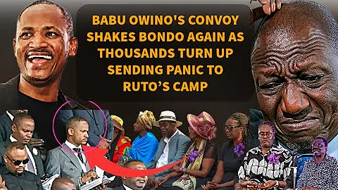 WHAT HAPPENED TO BABU OWINO'S CONVOY in BONDO SHAKES STATEHOUSE  AS CROWD GRANTS HIM WILD RECEPTION