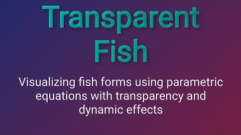 Advanced Mathematical Fish | 3D Physics Simulation using HTML, CSS & JavaScript (Three.js Animation)