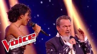 Lucie et Florent Pagny - « J'oublierai ton nom » (Johnny Hallyday) | The Voice 2017 | Live