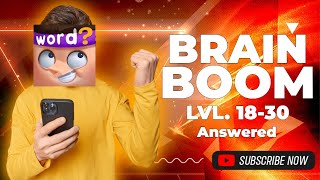 Brain Boom: Word Brain Games Question and Answer 18-30 | Solved! 😎 screenshot 5