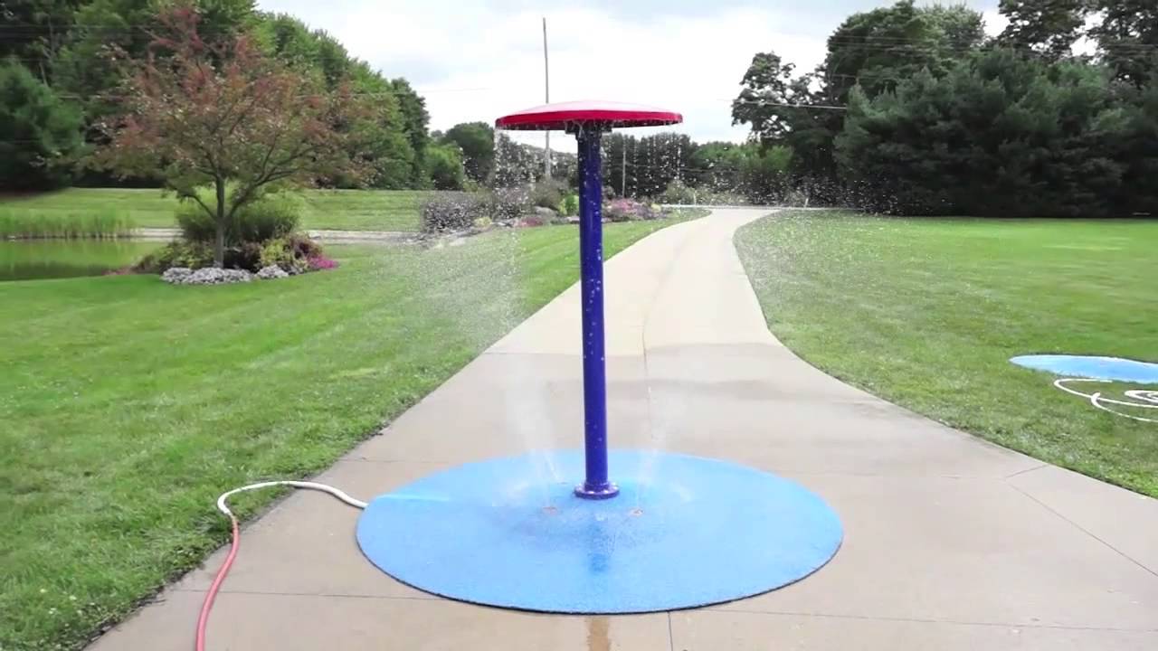 My Portable Splash Pad Umbrella with 71/2' Splash Pad Platform YouTube