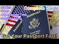 Applying for a US passport for the first time 2021| Everything You Need to Know| Step By Step