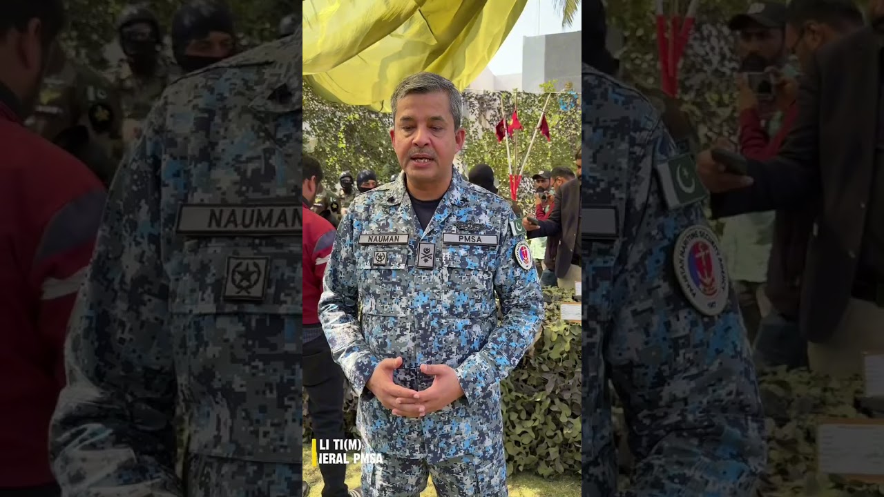 CDRE Nauman Ali, Deputy Director General PMSA at Exercise Sea Guard 2026 ⚓ 🇵🇰