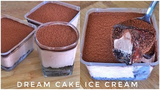 Dream Cake Ice Cream ( No Steam, No Bake, No Oven, No Gelatin )