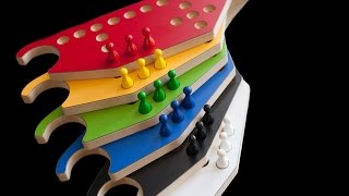 6-Player Pegs and Jokers Game by Wizard Woodworks