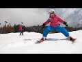 Threeyearold racing the slopes in st anton am arlberg