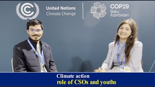 Climate action: role of CSOs and youths