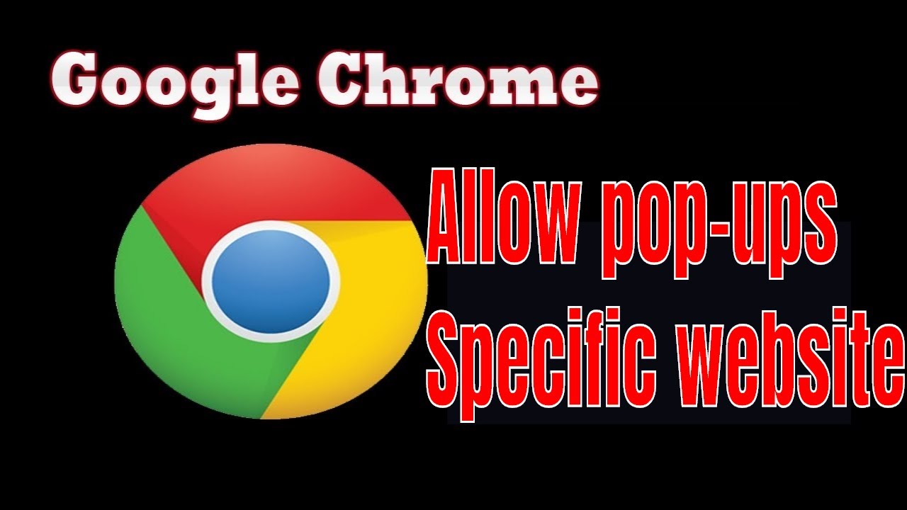 how do i enable pop ups in google chrome