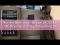 Review Behringer Xenyx 1002SFX 10-channel Analog Streaming Mixer
