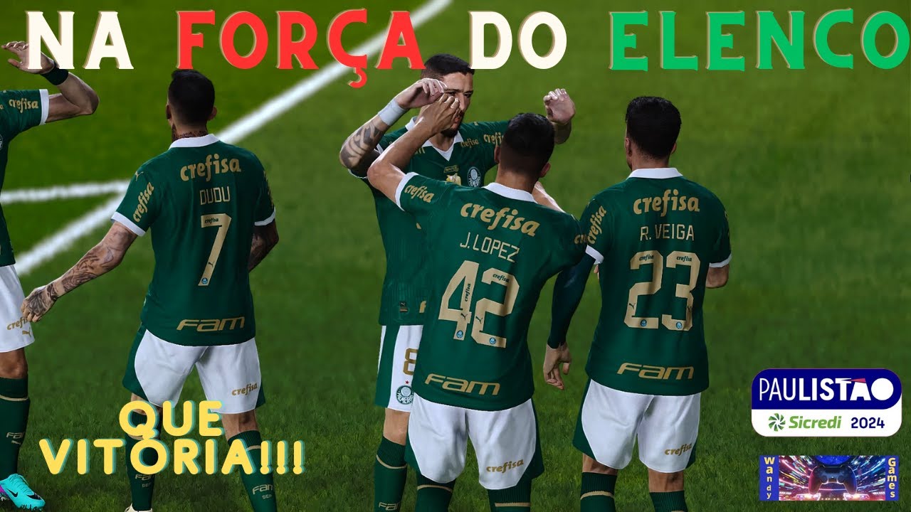 PES 2021 - 1° JOGO DAS QUARTAS DE FINAIS PALMEIRAS X SÃO BERNARDO ...