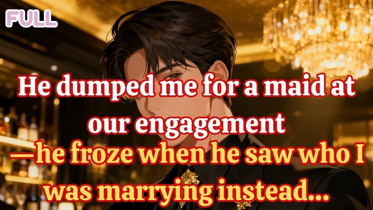 He dumped me for a maid at our engagement—he froze when he saw who I was marrying instead…