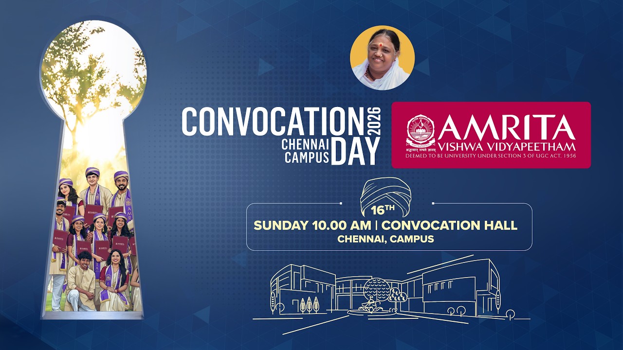 Convocation 2026 | Amrita Vishwa Vidyapeetham, Chennai Campus