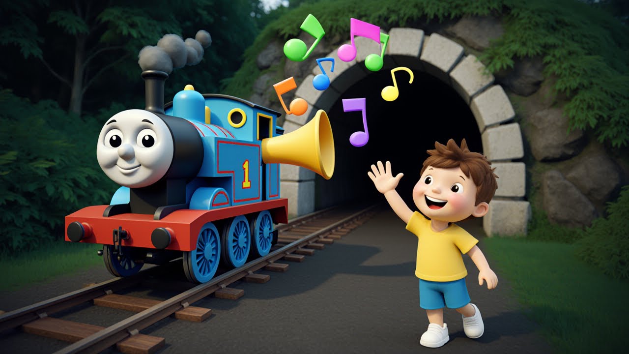 Непослушный поезд свернул не в тот туннель | Детские стишки и песенки