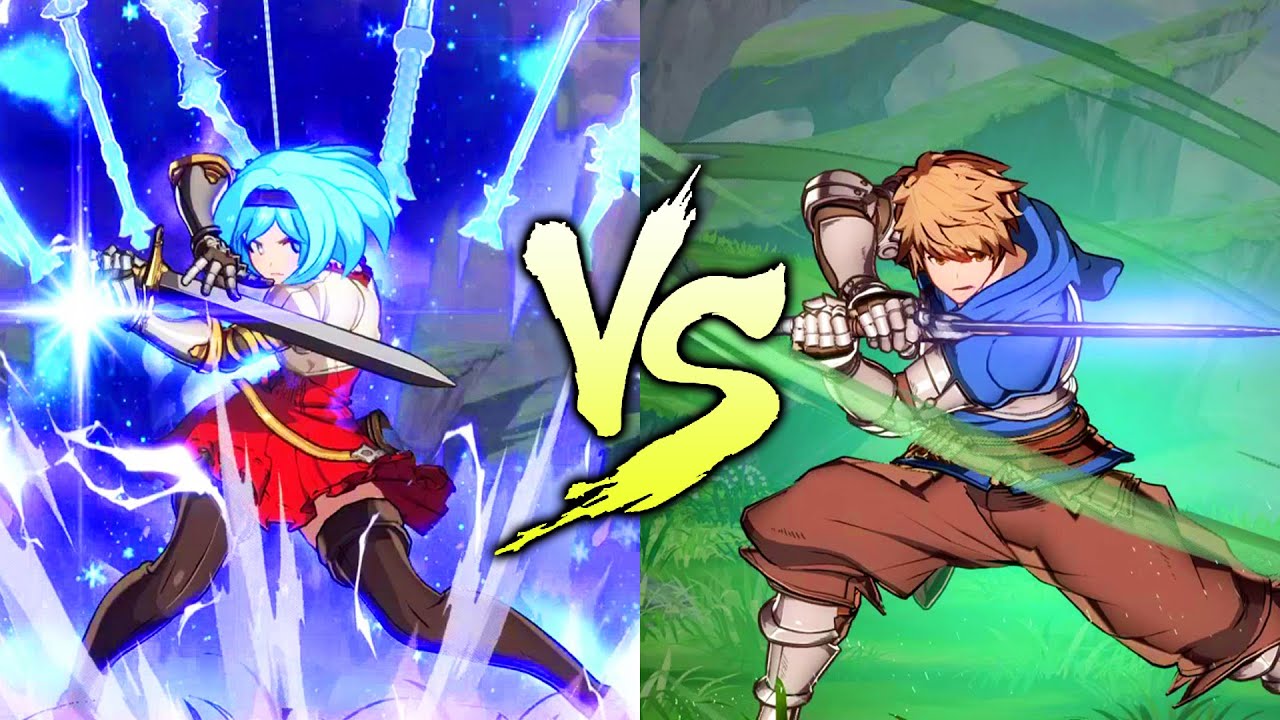 Granblue Fantasy Versus - Djeeta vs Gran Comparison