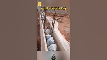 đây là cách bác thợ xây tiết kiệm bê tông #kiến_thức_xây_dựng #xây_dựng #đổ_bê_tông
