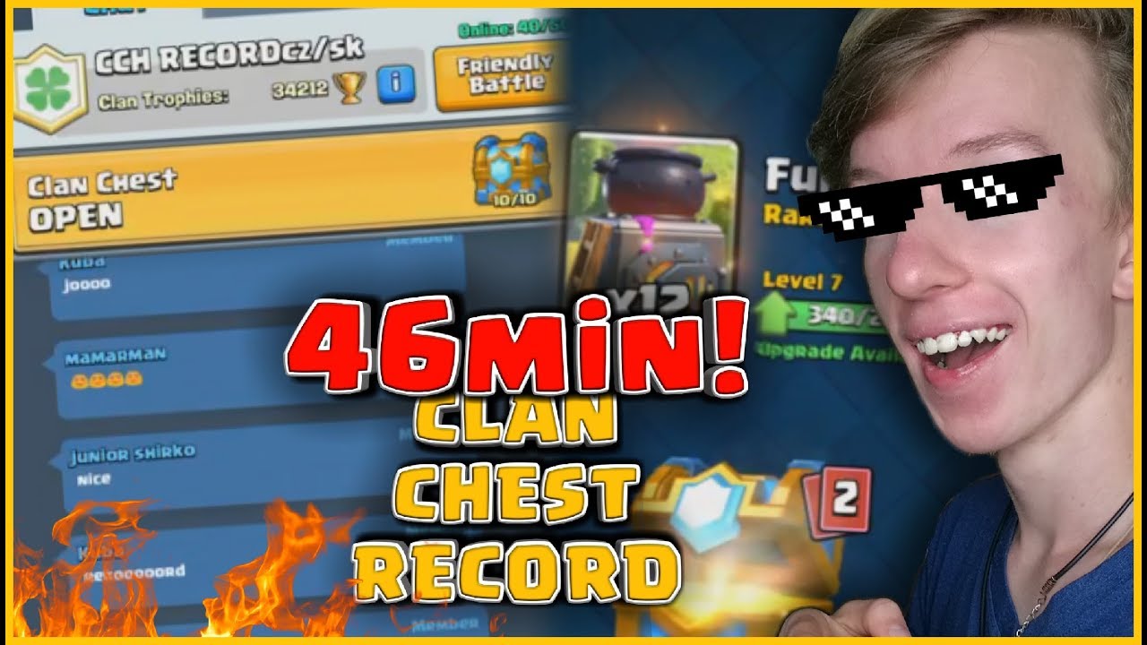 NEJRYCHLEJŠÍ CLAN CHEST! │CLASH ROYALE CZ/SK REKORD! - YouTube