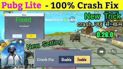 🔥Pubg Mobile Lite Crash Problem Fix I Pubg Lite Crash Fix 2023 I Pubg Lite New Update I Crash Fix