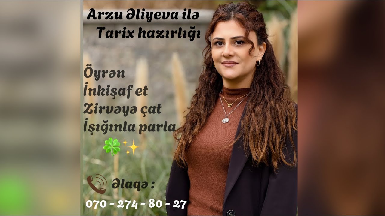 Online dərsdən bir parça.Siz də özünüzdə suallara cavab tapmağa çalışın.Ümid edirəm ki, faydası olar
