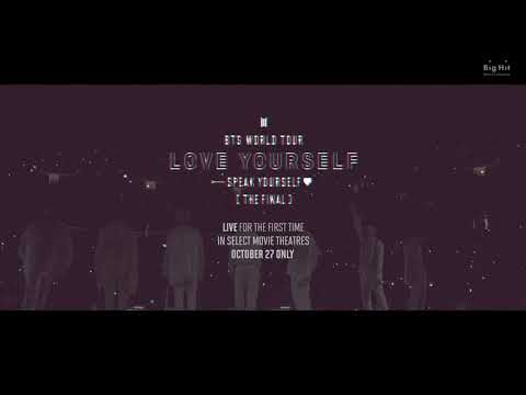 BTS WORLD TOUR 'LOVE YOURSELF: SPEAK YOURSELF' [THE FINAL] Seoul Live Viewing