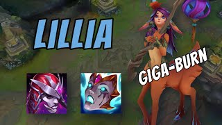 Lillia Counters Most Top Laners *Burn Build* (League of Legends)