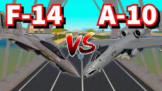 F14 VS A10 COMPARISON WHATS THE BEST PLANE IN WAR TYCOON