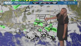 New Orleans Weather: Rain early Friday, warmer and mostly dry this weekend