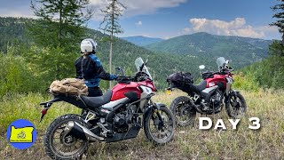 Oregon to Montana Honda CB500X Flathead Lake and More #cb500x #adventure #montana #advlife