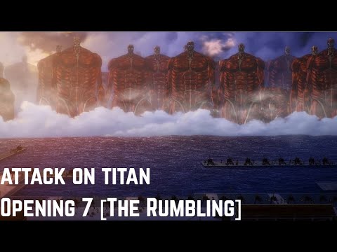 Attack on titan opening 7 [The Rumbling] by SiM - YouTube