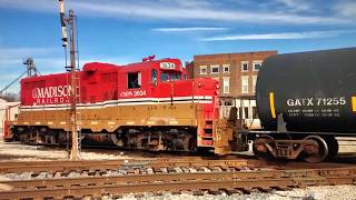 Download Lagu RARE Tilting Target RR Signals, Madison Railroad \u0026 Railroad Switching + Rare Locomotives CCET Repost MP3