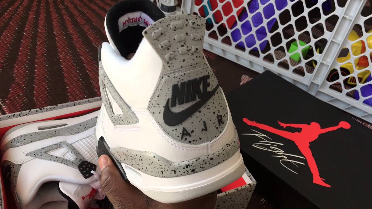 Girls Air Jordan 4 Retro White/Metallic Silver/Pure Platinum