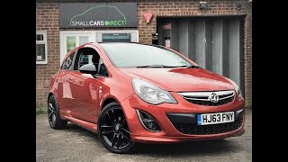 Used 2013 Vauxhall Corsa Limited Edition 1.3 CDTi EcoFlex Review For Sale via Small Cars Direct