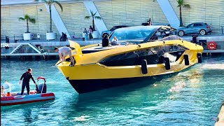 How to dock a $4M Lamborghini TECNOMAR 63 in Monaco