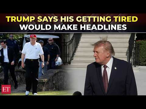 'If I get tired, it would be a big story': Trump fires back at reporter questioning his stamina