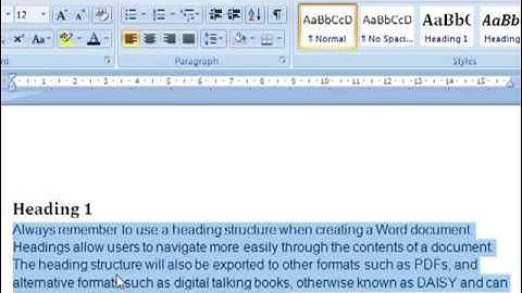 Setting a default font in Word 2007