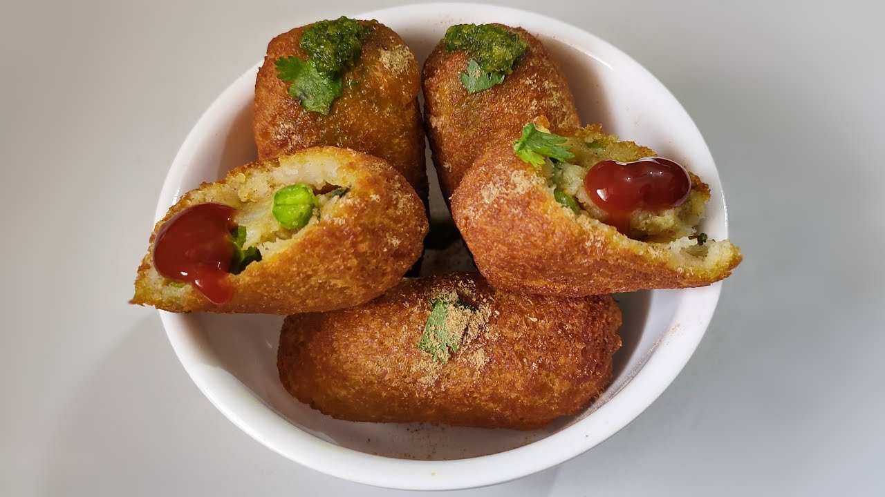Instant Crispy Bread Potato Roll Recipe | Quick & Easy Indian Snack | Harleen