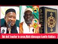 Mahy rpond  ousmane madani sur le sujet du coran en main et celui dans le cur hadara est kamite