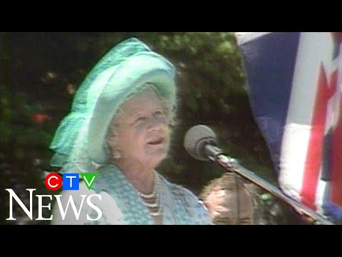 1985: Queen Mother gets warm welcome during visit to Regina
