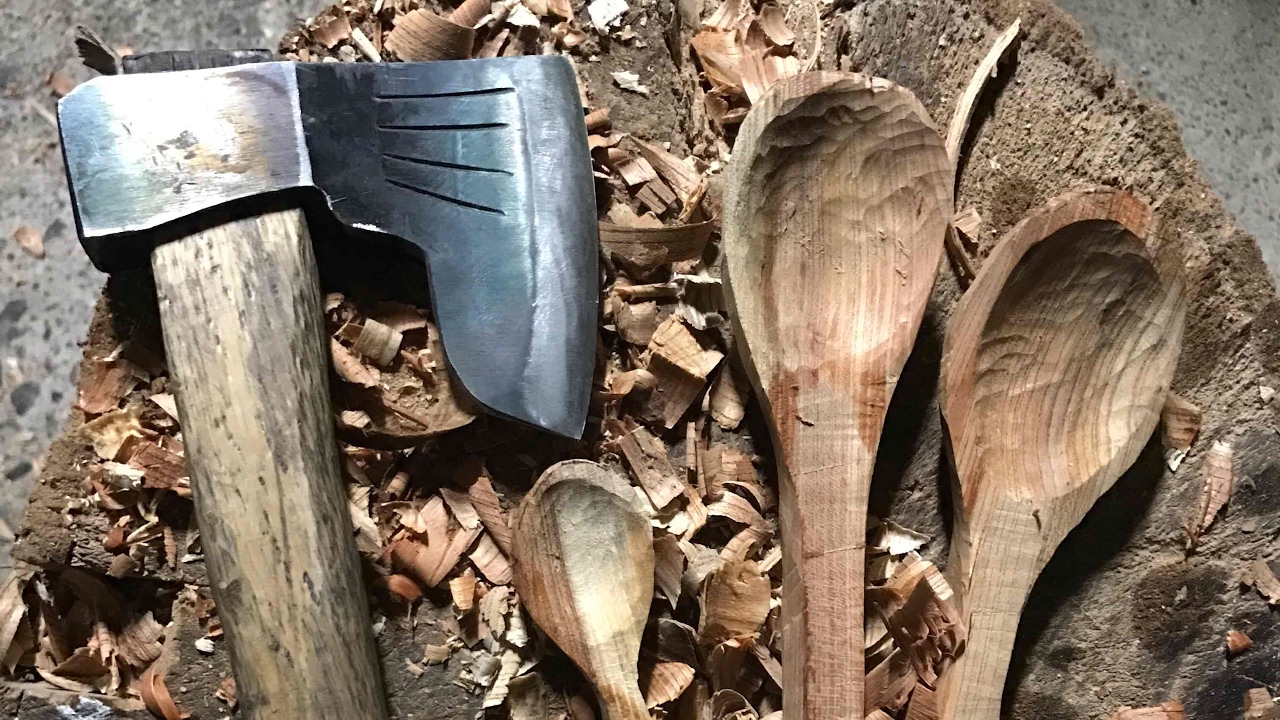 入眠動画 手仕事で木を削る音