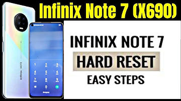 Hard Reset Infinix Note 7 (X690B) Reset Screen Lock Infinix Note 7 Pattern Pin Password Unlock 2025