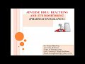 Adverse drug reactions  its monitoring part  1