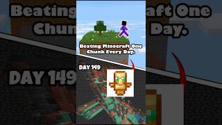 Day 149. Totems of undying!! I also updated to the sulfer cube. #minecraft #trialchambers #onechunk