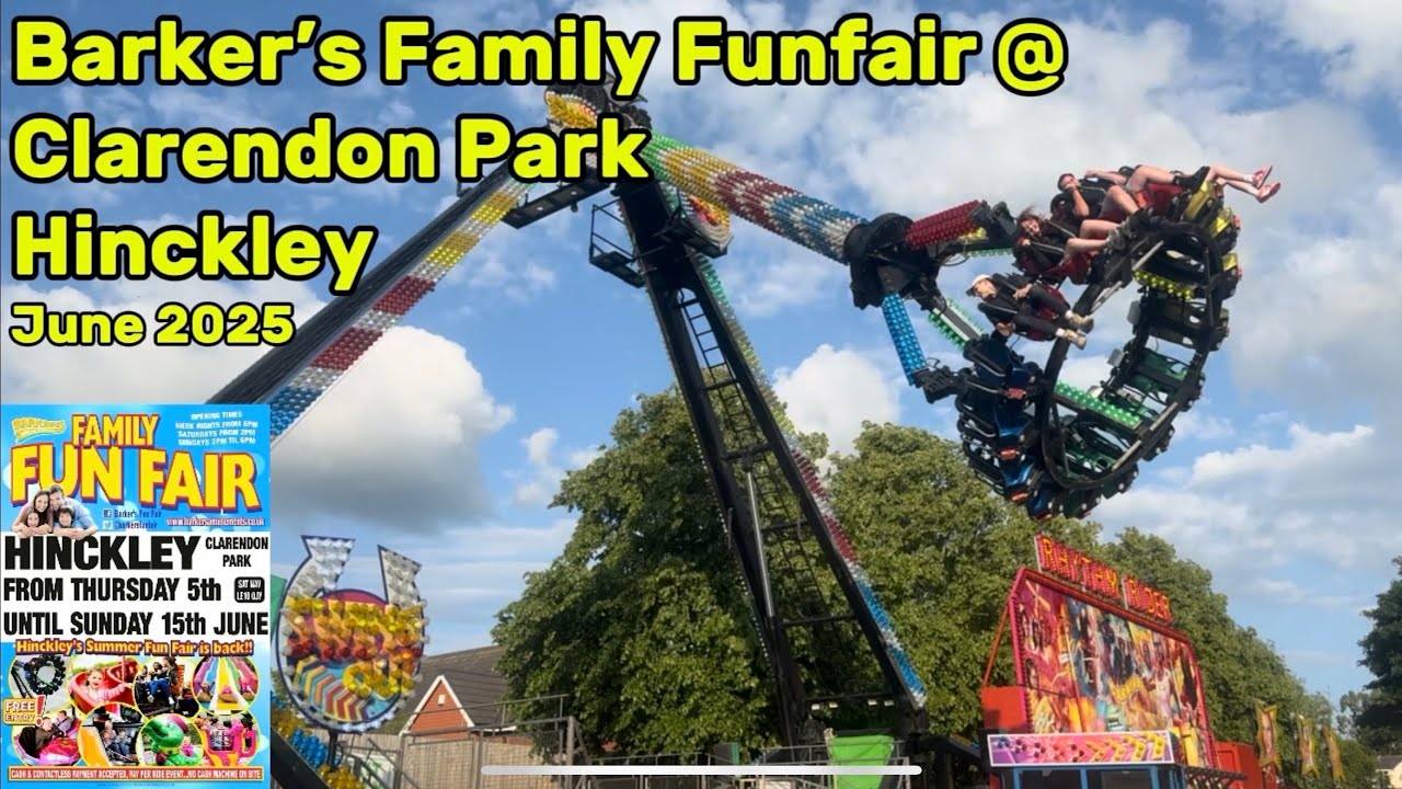 Barker’s Family Funfair @ Clarendon Park Hinckley June 2025