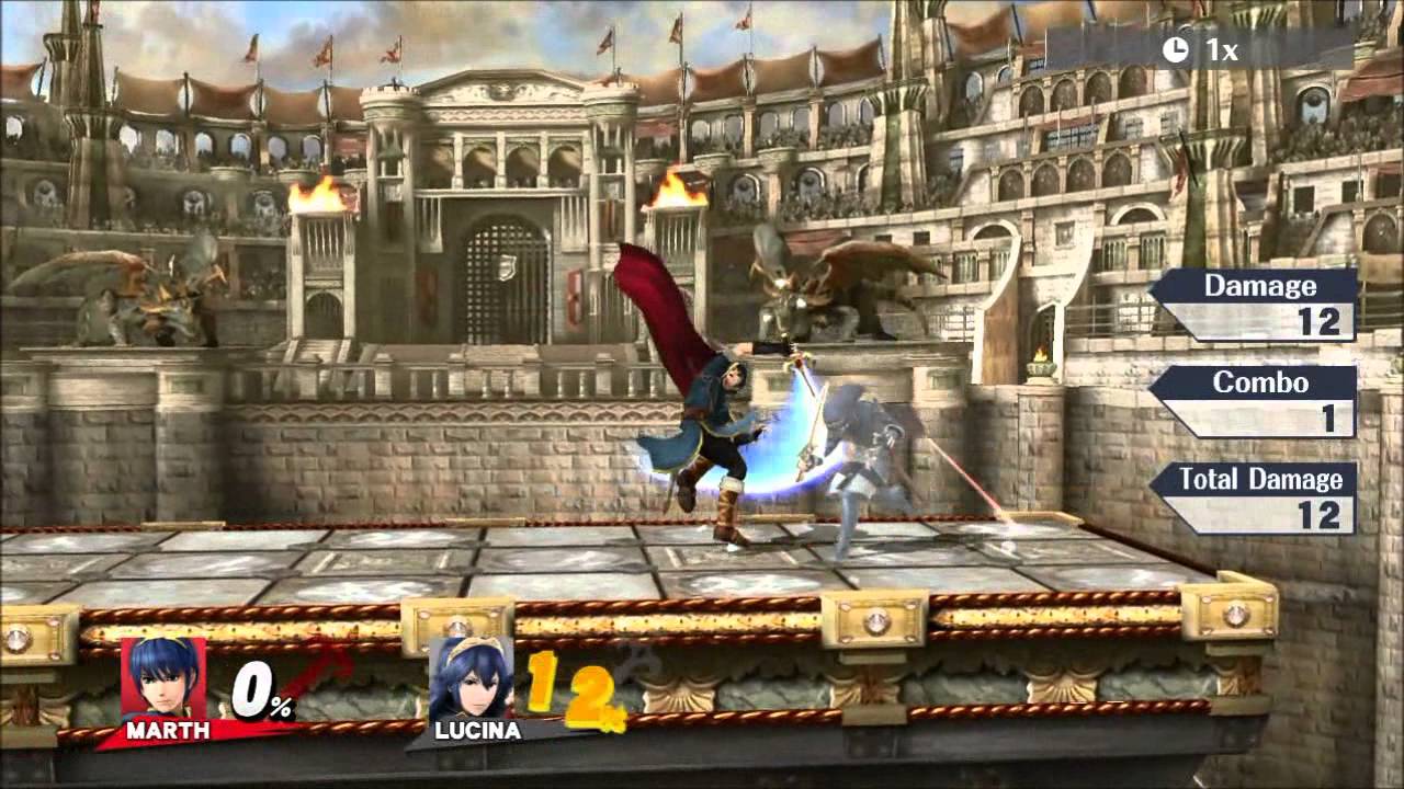 Super Smash Bros. Wii U - Marth Combo Exhibition