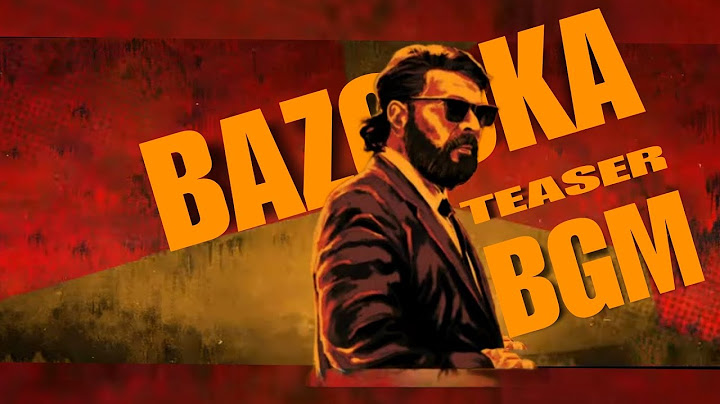 BAZOOKA - Official Teaser BGM | Mammootty | Gautham Vasudev Menon | Deeno Dennis