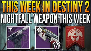 Nightfall Weapon This Week! Bound in Sorrow Quest (Destiny 2 Weekly Reset) LIVE🔴