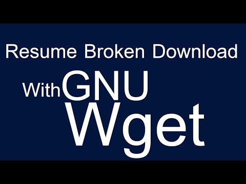 linux wget command - download files in linux with wget download application