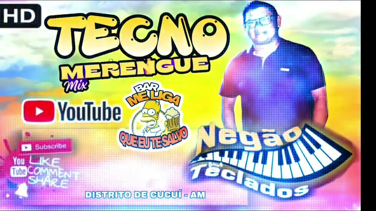 Negão dos teclados ao vivo Bar me liga - Tecno merengue 