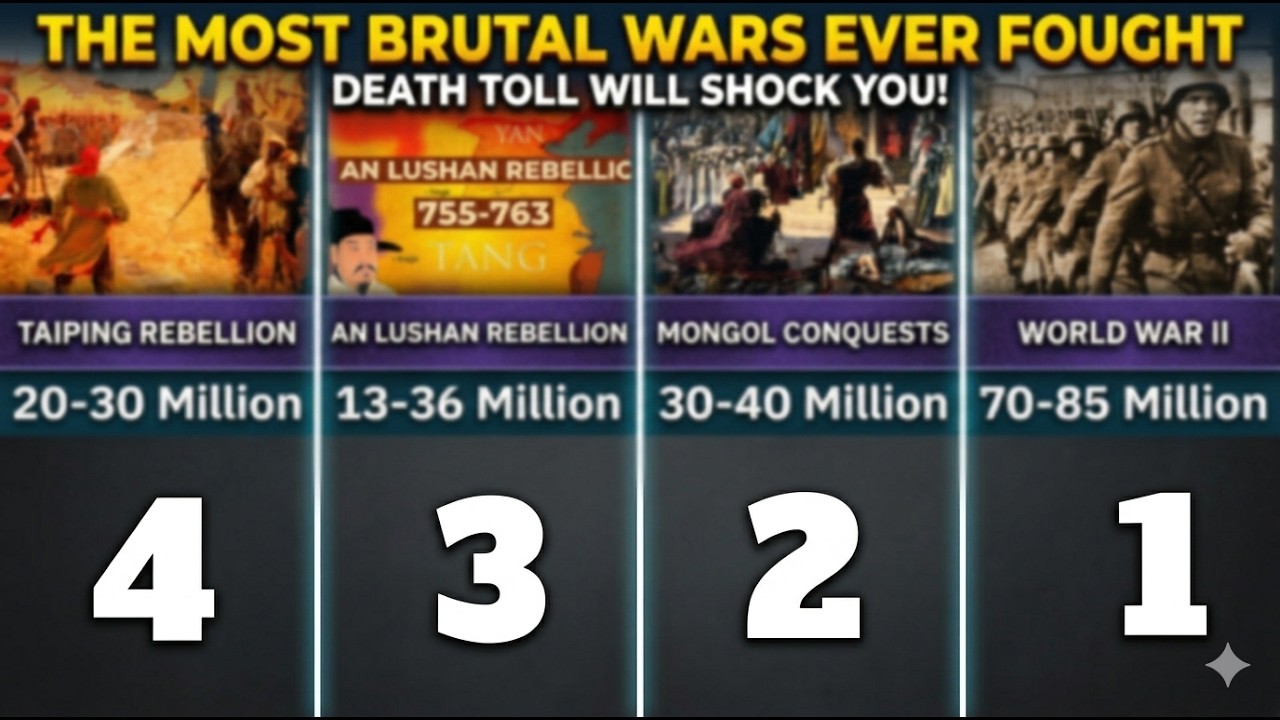 The Most Brutal Wars Ever Fought – Death Toll Will Shock You - YouTube